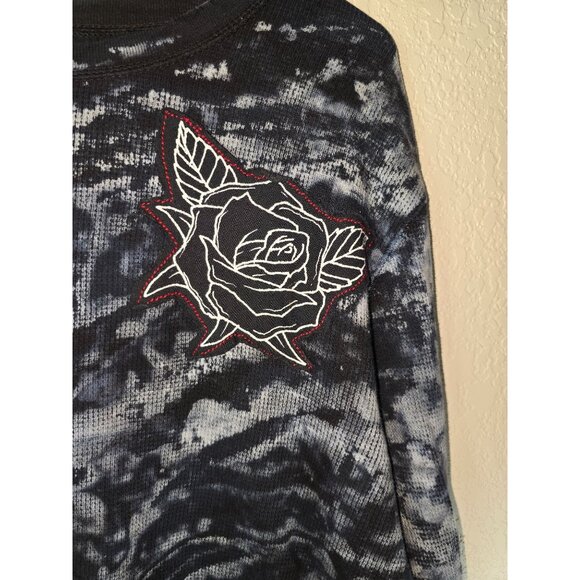 Affliction Signature Series Gill Montie Limited Edition Thermal Y2K Large Skull - Picture 3 of 8